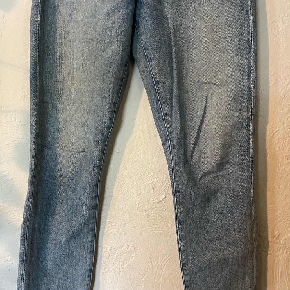 Citizens Of HumanityOlivia Crop Light Blue High Rise Slim Jeans - Picture 2 of 7